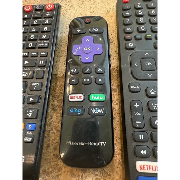 Set Of 5 Assorted TV & Sound Bar Remote Controls - Picture 5 of 8